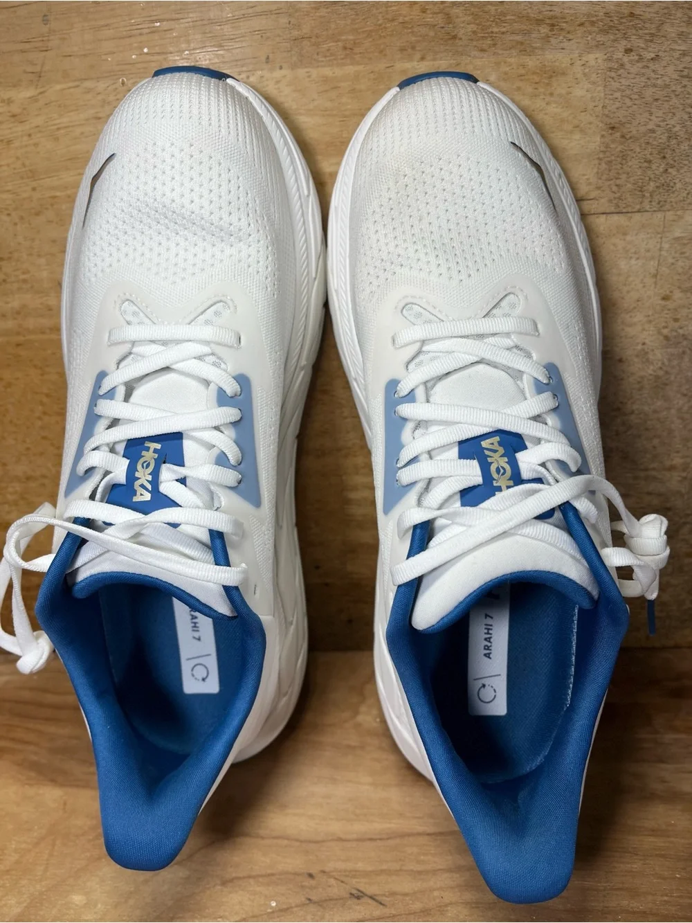 Hoka One One Arahi 7 CUSHIONED Mens Size 10.5 Running Shoes Sneakers Blue